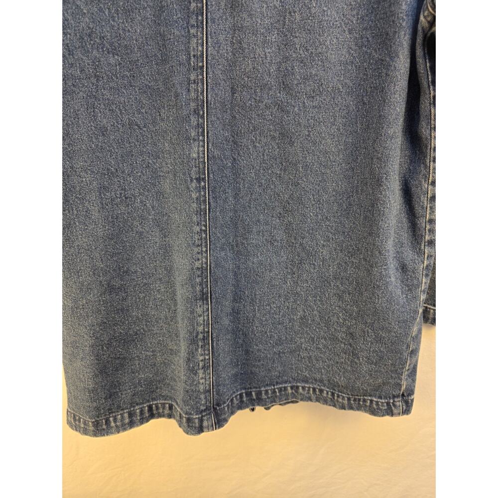 Vintage Mandal Bay Women's Size Medium Apple Embroidered Denim Jacket Cotton 90s - Picture 13 of 16